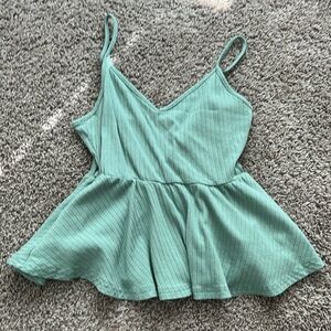 Peplum tank